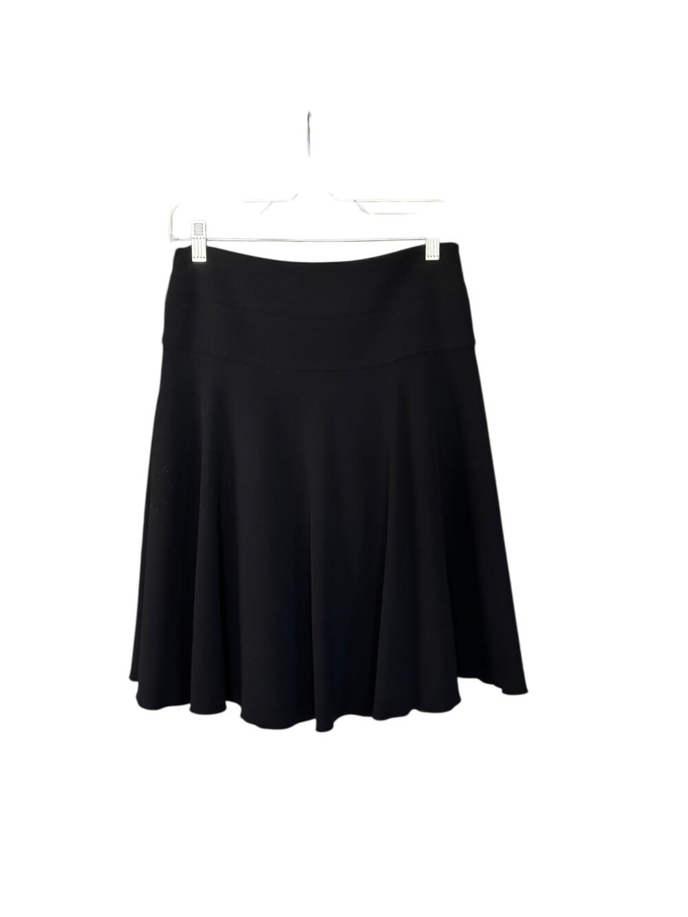 Herve Leger HL Paris Black A-line Skirt Size US 4